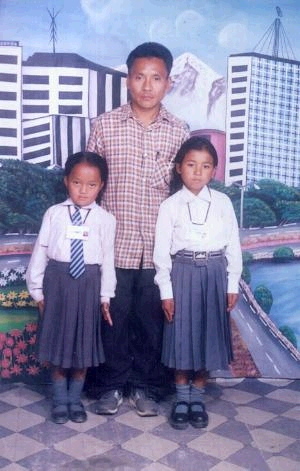 Kul and two of his daughters