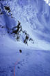 Solitary porter approaching camp 2, Western Cwm, Doug Scott, UK