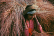 Woman carrying hay, Tim McCartney-Snape, Australia
