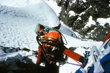High altitude porter with oxygen just below camp 6, SW face, Doug Scott, UK